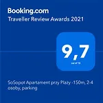 Sosopot Apartament Przy Plazy -150M, 2-4 Osoby, Parking